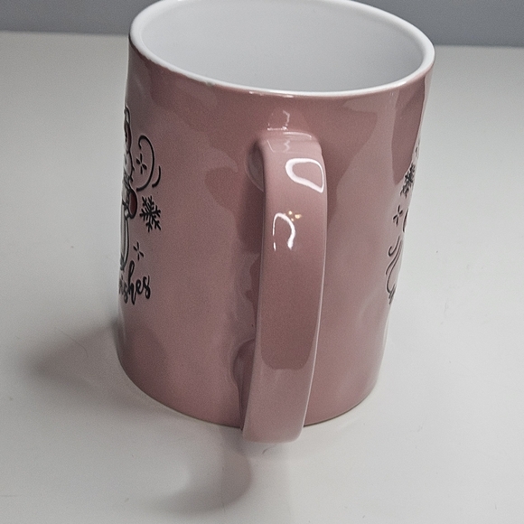 Sanrio Hello Kitty Christmas  Winter Warm Wishes Pink Mug - Picture 4 of 12